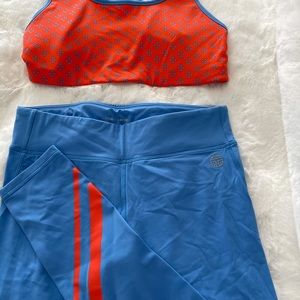 Tory Burch Sport leggings and sports bra /tank L